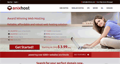 Desktop Screenshot of anixhost.com